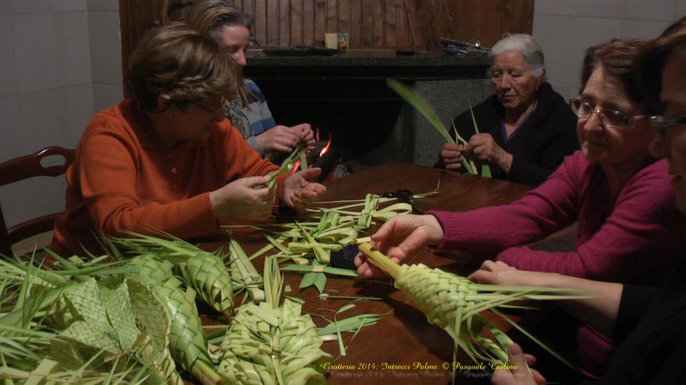 Compositions with the palms  4 - Compositions with the palms on Palm Sunday